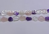 CNG6336 15.5 inches 14*18mm - 16*22mm freeform mixed quartz beads