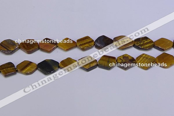 CNG6345 15.5 inches 14*18mm - 16*22mm freeform yellow tiger eye beads