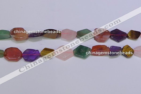 CNG6350 15.5 inches 14*18mm - 16*22mm freeform mixed gemstone beads