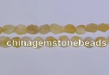 CNG6355 15.5 inches 14*18mm - 16*22mm freeform matte citrine beads