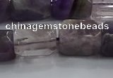 CNG6404 15.5 inches 15*20mm faceted nuggets amethyst beads