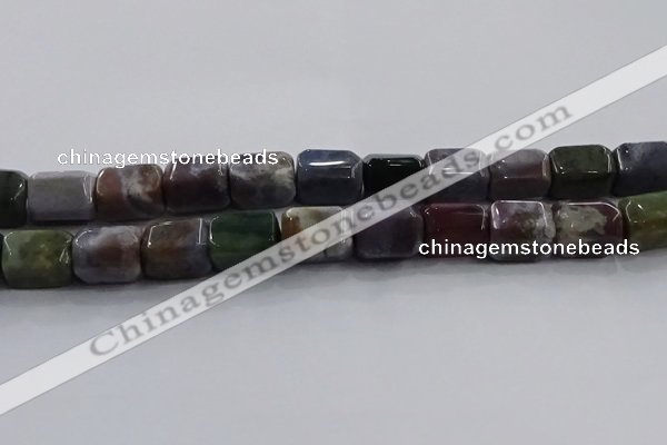 CNG6411 15.5 inches 15*20mm faceted nuggets Indian agate beads