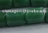 CNG6415 15.5 inches 15*20mm faceted nuggets green aventurine beads