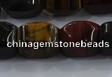 CNG6427 15.5 inches 15*20mm faceted nuggets mixed tiger eye beads