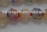 CNG6502 15.5 inches 10mm faceted nuggets agate beads wholesale