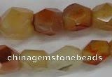 CNG680 15.5 inches 10*14mm - 13*18mm faceted nuggets agate beads