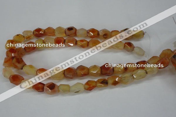 CNG680 15.5 inches 10*14mm - 13*18mm faceted nuggets agate beads