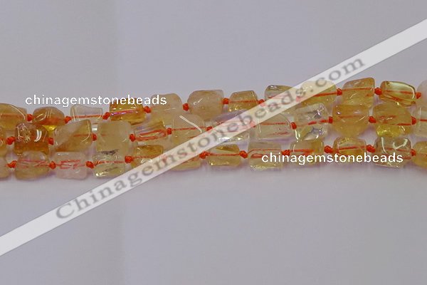 CNG6803 15.5 inches 5*8mm - 8*12mm nuggets citrine beads