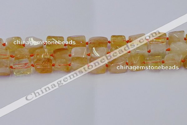 CNG6804 15.5 inches 8*12mm - 10*16mm nuggets citrine beads