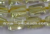 CNG6806 15.5 inches 5*8mm - 8*12mm nuggets lemon quartz beads