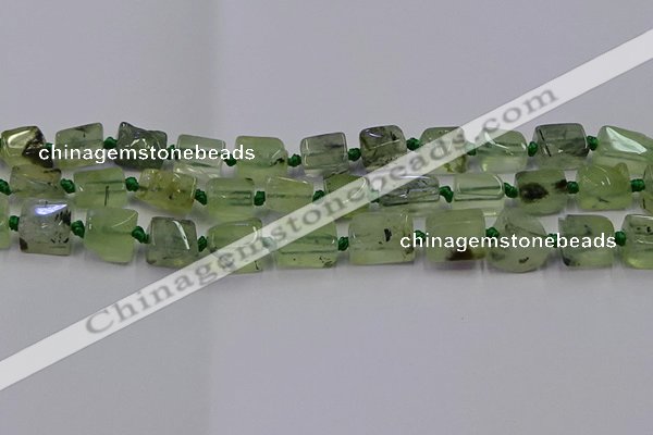 CNG6809 15.5 inches 5*8mm - 8*12mm nuggets prehnite beads