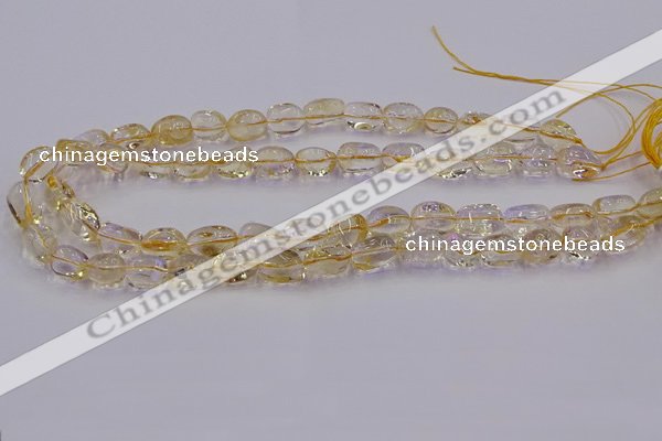 CNG6856 15.5 inches 8*12mm - 10*14mm nuggets citrine beads