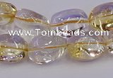 CNG6857 15.5 inches 12*16mm - 13*18mm nuggets citrine beads