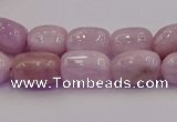CNG6877 15.5 inches 8*12mm - 10*14mm nuggets pink kunzite beads