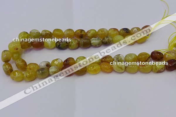 CNG6881 15.5 inches 12*16mm - 13*18mm nuggets yellow opal beads