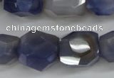 CNG689 15.5 inches 15*18mm - 18*20mm faceted nuggets agate beads