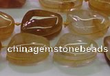 CNG692 15.5 inches 13*18mm - 15*16mm freeform yellow quartz beads