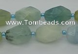 CNG6921 15.5 inches 12*16mm - 13*18mm faceted nuggets aquamarine beads