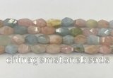 CNG6963 15.5 inches 10*14mm - 12*16mm faceted nuggets morganite beads