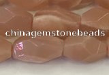 CNG6964 15.5 inches 9*11mm - 10*14mm faceted nuggets moonstone beads