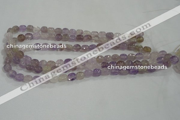 CNG700 15.5 inches 8*10mm nuggets amethyst beads wholesale