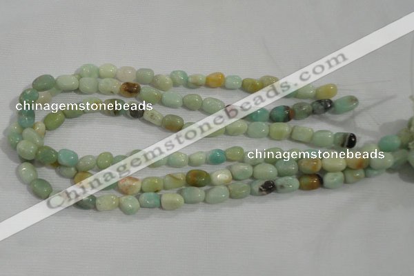 CNG701 15.5 inches 8*10mm nuggets amazonite beads wholesale