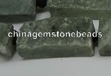 CNG7019 15.5 inches 10*28mm - 12*30mm freeform druzy agate beads