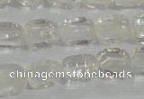 CNG705 15.5 inches 10*14mm nuggets white crystal beads wholesale