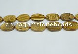 CNG7053 15.5 inches 20*30mm - 22*35mm freeform picture jasper beads