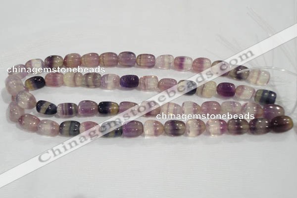 CNG707 15.5 inches 10*14mm nuggets fluorite beads wholesale