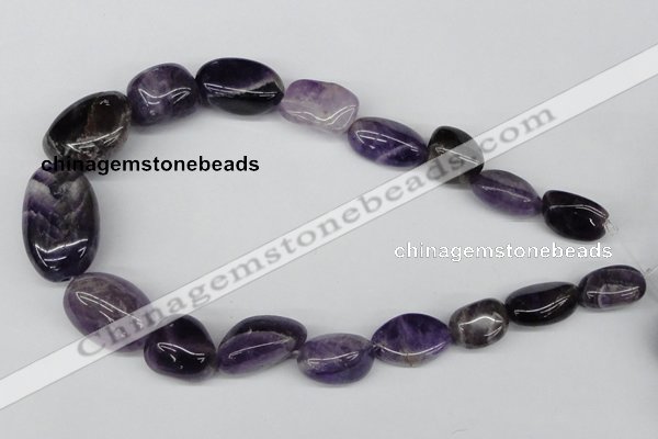 CNG71 15.5 inches 10*16mm - 25*35mm nuggets amethyst gemstone beads