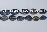 CNG7116 15.5 inches 20*25mm - 30*40mm freeform blue dumortierite beads