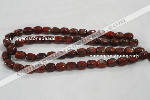 CNG719 15.5 inches 10*14mm nuggets brecciated jasper beads wholesale