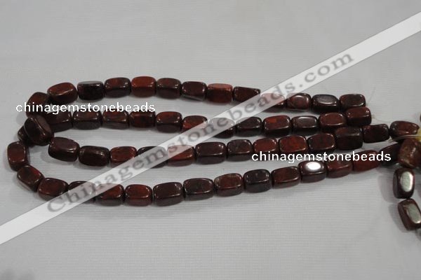 CNG720 15.5 inches 10*15mm nuggets Chinese red jasper beads