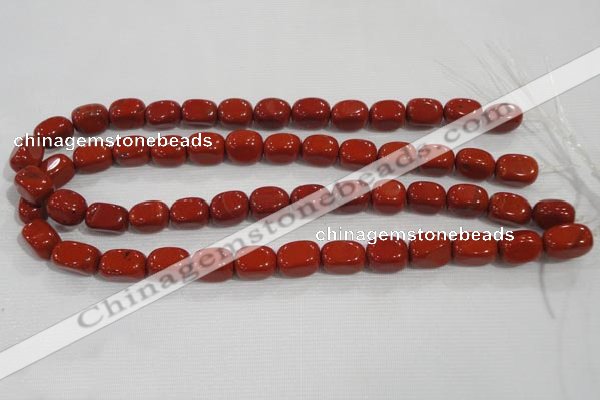 CNG721 15.5 inches 10*14mm nuggets red jasper beads wholesale