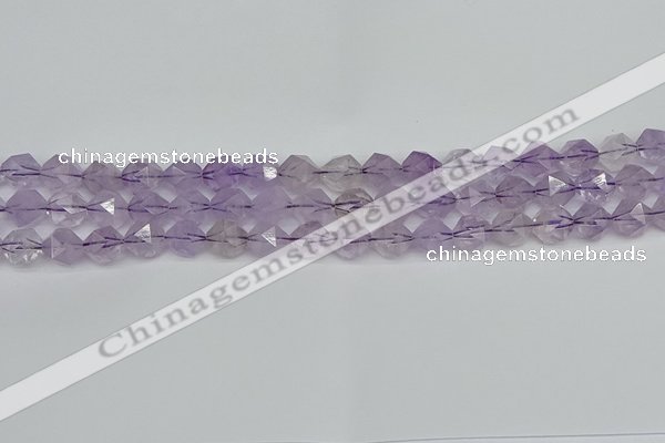 CNG7216 15.5 inches 8mm faceted nuggets amethyst beads wholesale