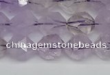 CNG7217 15.5 inches 10mm faceted nuggets amethyst beads wholesale