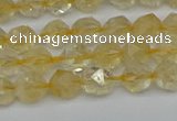 CNG7235 15.5 inches 6mm faceted nuggets citrine beads wholesale