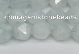 CNG7261 15.5 inches 8mm faceted nuggets aquamarine beads