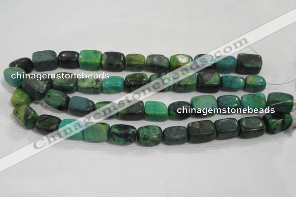 CNG727 15.5 inches 15*20mm nuggets pine turquoise beads wholesale