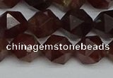 CNG7273 15.5 inches 12mm faceted nuggets orange garnet beads