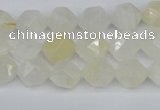 CNG7285 15.5 inches 6mm faceted nuggets white moonstone beads