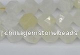 CNG7286 15.5 inches 8mm faceted nuggets white moonstone beads