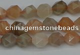 CNG7291 15.5 inches 8mm faceted nuggets moonstone beads