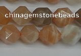 CNG7292 15.5 inches 10mm faceted nuggets moonstone beads