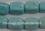 CNG730 15.5 inches 15*18mm nuggets synthetic turquoise beads wholesale