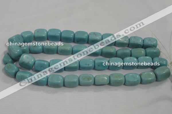 CNG730 15.5 inches 15*18mm nuggets synthetic turquoise beads wholesale