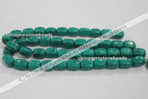 CNG731 15.5 inches 15*18mm nuggets synthetic turquoise beads wholesale