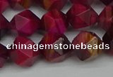 CNG7323 15.5 inches 12mm faceted nuggets red tiger eye beads