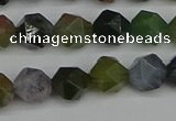 CNG7341 15.5 inches 8mm faceted nuggets Indian agate beads